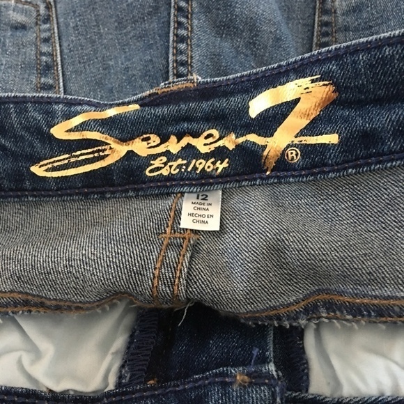 SEVEN7 Seven 7 Queen Weekend Short Shorts Denim Jean Shorts - Picture 9 of 12